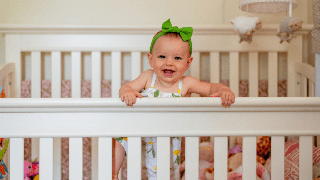 Baby on Crib