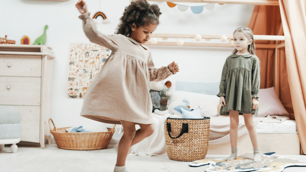 Kids playing indoor