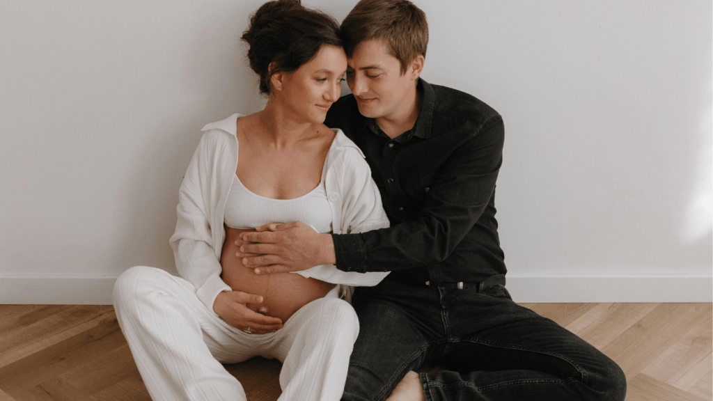 Pregnant woman and husband