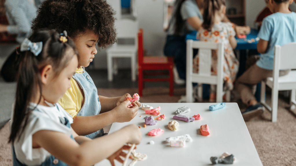 Children in day care center 