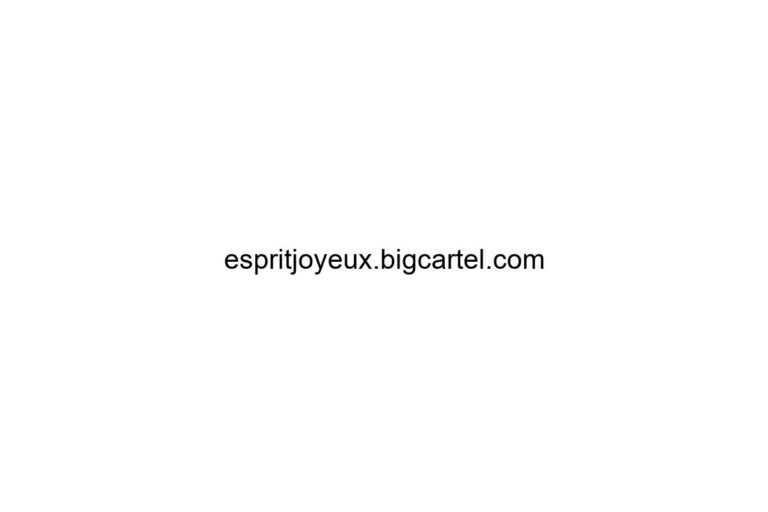 espritjoyeux bigcartel com