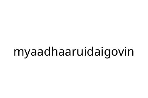 myaadhaaruidaigovin