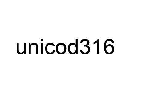 unicod316