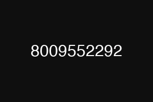 8009552292
