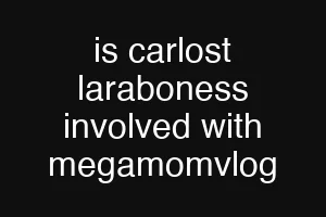 is carlost laraboness involved with megamomvlog